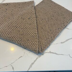 LL Bean Wicked Cozy Knit Scarf 72” Tan